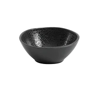 Gibson Yoko 12 Piece Melamine Dinnerware Set, Matte Black