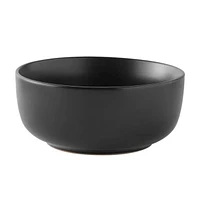 Gibson Fairhope 12 Piece Melamine Dinnerware Set, Matte Black