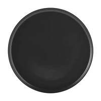 Gibson Fairhope 12 Piece Melamine Dinnerware Set, Matte Black