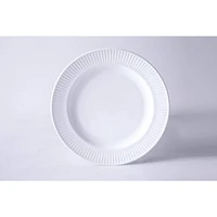 Ultra By Gibson Swanton 12 Piece Dinnerware Set, White, Opal Tempered Glass