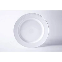 Ultra By Gibson Swanton 12 Piece Dinnerware Set, White, Opal Tempered Glass