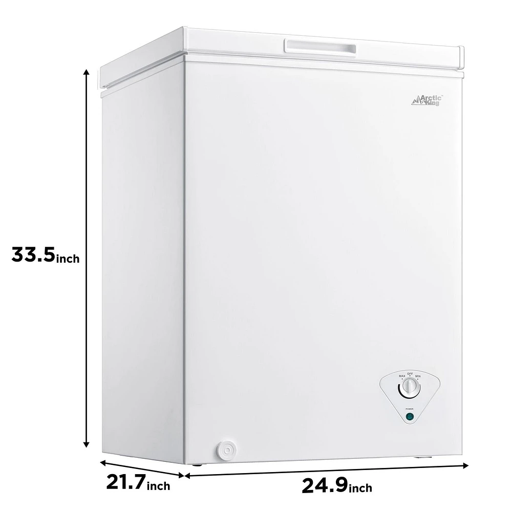 Arctic King 5.0 cu ft Chest Freezer, WHS-185C1WS