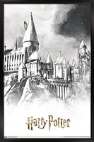 The Wizarding World: Harry Potter - Illustrated Hogwarts Wall Poster