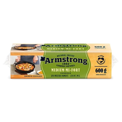 Armstrong Medium Cheddar Cheese, 600 g