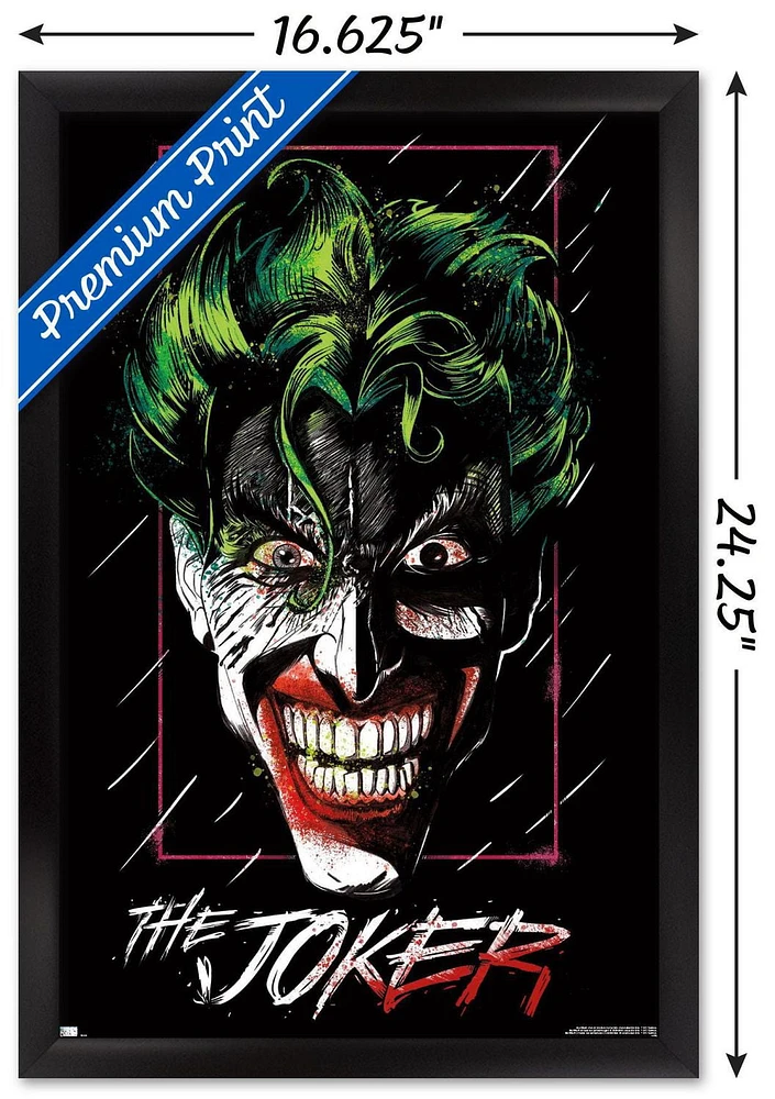 DC Comics - The Joker Up Close Wall Poster