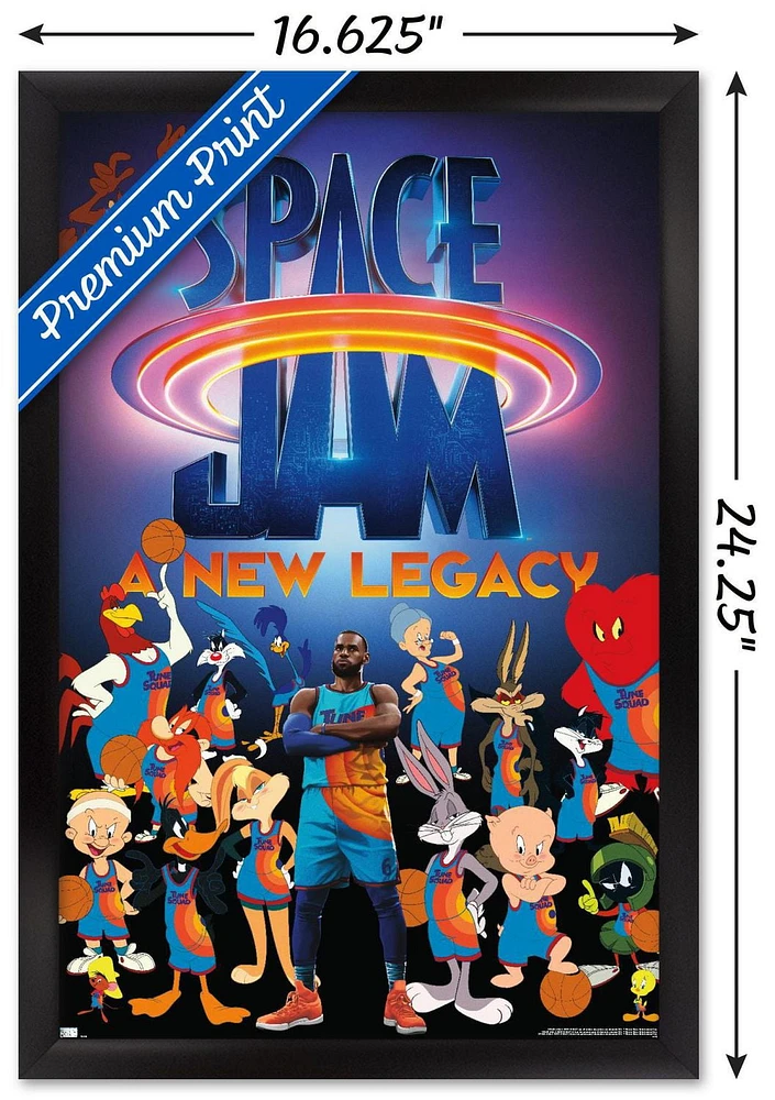 Space Jam: A New Legacy - Team Wall Poster, 14.725" x 22.375"