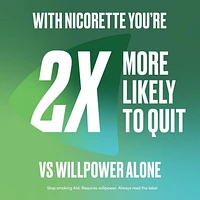 Vaporisateur à la nicotine Nicorette VapoÉclair, aide pour cesser de fumer, menthe fraîche, 1 mg, TRN, emballage duo 150 vaporisations x 2