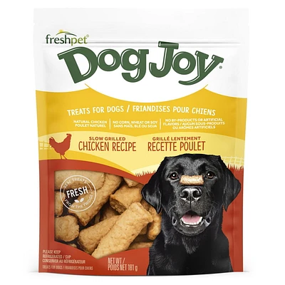 Friandises au poulet Dog Joy pour chiens Friandises au vrai poulet 181 g
