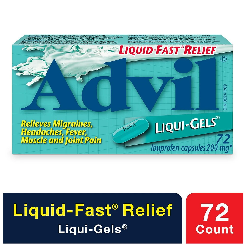 Advil Gels Liquides 72's