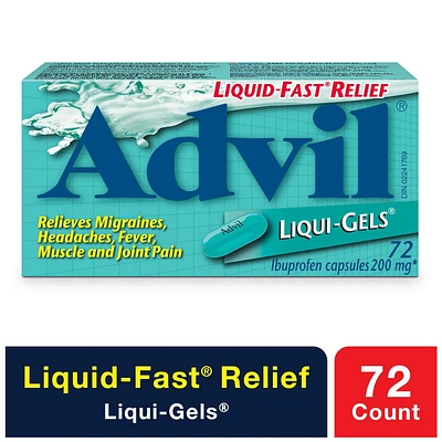 Advil Gels Liquides 72's