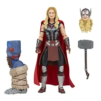 Marvel Legends Series Thor: Love and Thunder Mighty Thor Action Figure 6-inch Collectible Toy, 4 Accessories, 1 Build-A-Figure Part