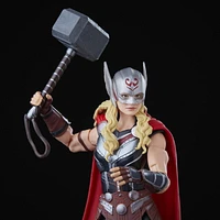 Marvel Legends Series Thor: Love and Thunder Mighty Thor Action Figure 6-inch Collectible Toy, 4 Accessories, 1 Build-A-Figure Part