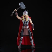 Marvel Legends Series Thor: Love and Thunder Mighty Thor Action Figure 6-inch Collectible Toy, 4 Accessories, 1 Build-A-Figure Part