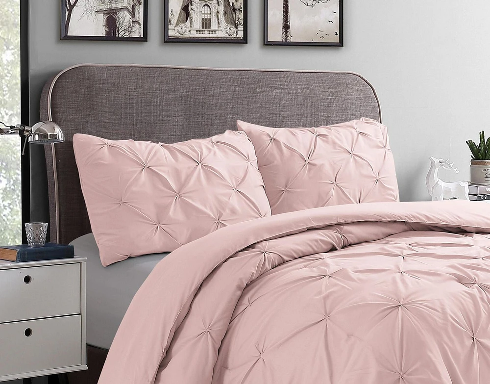 Swift Home Pintuck Comforter Set