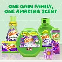 Gain + Aroma Boost Liquid Laundry Detergent, Moonlight Breeze Scent, HE Compatible, 107 Loads, 4.55 L