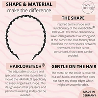 Invisibobble HAIRHALO Black Sparkle - le serre-tête ajustable