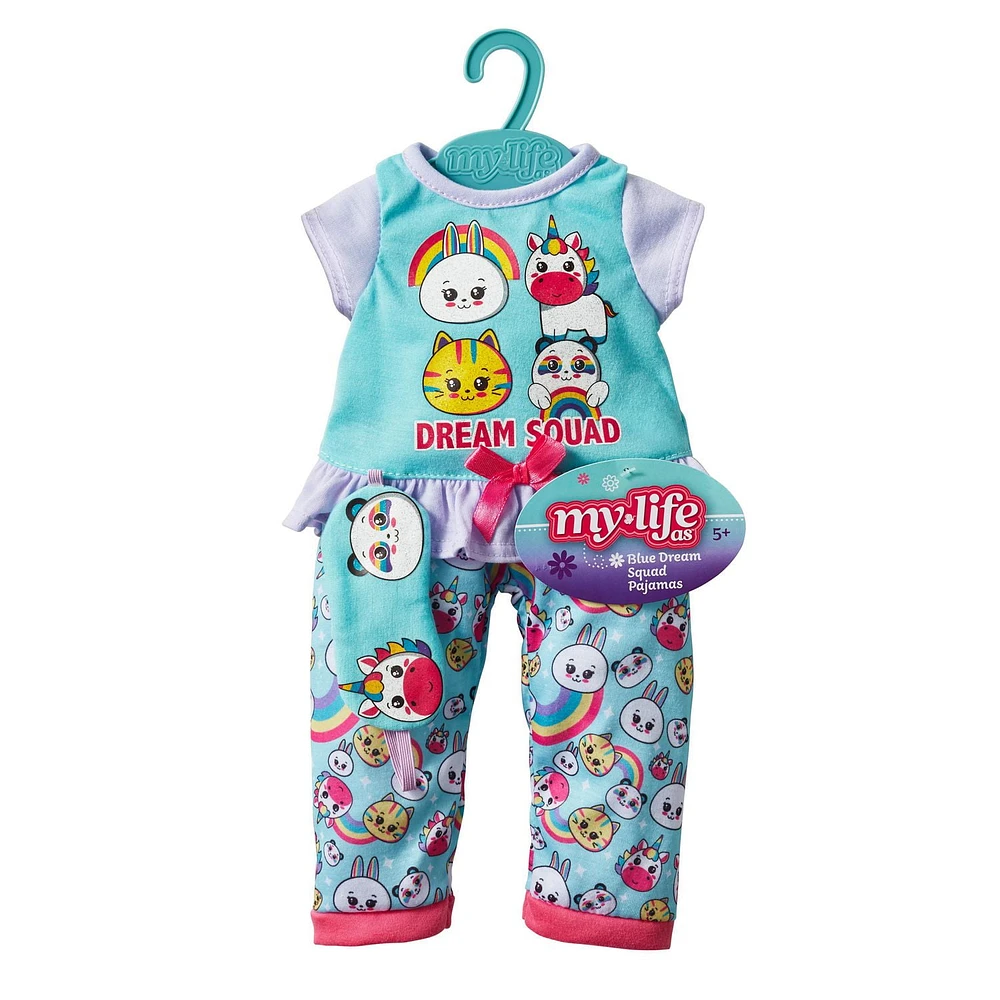 My Life As Blue & Rainbow Dream Pajama Outfit for 18-Inch Doll