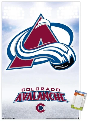 NHL Colorado Avalanche - Logo 17 Wall Poster, 22.375" x 34" Framed