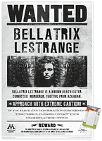 The Wizarding World: Harry Potter - Bellatrix Wanted Poster Wall Poster, 14.725" x 22.375"