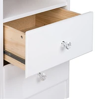 Prepac 16 in W x 24.5 in H x 15.5 in D Astrid 2-Drawer Nightstand