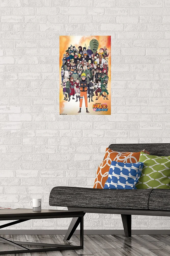 Naruto Shippuden - Group Wall Poster, 22.375" x 34"