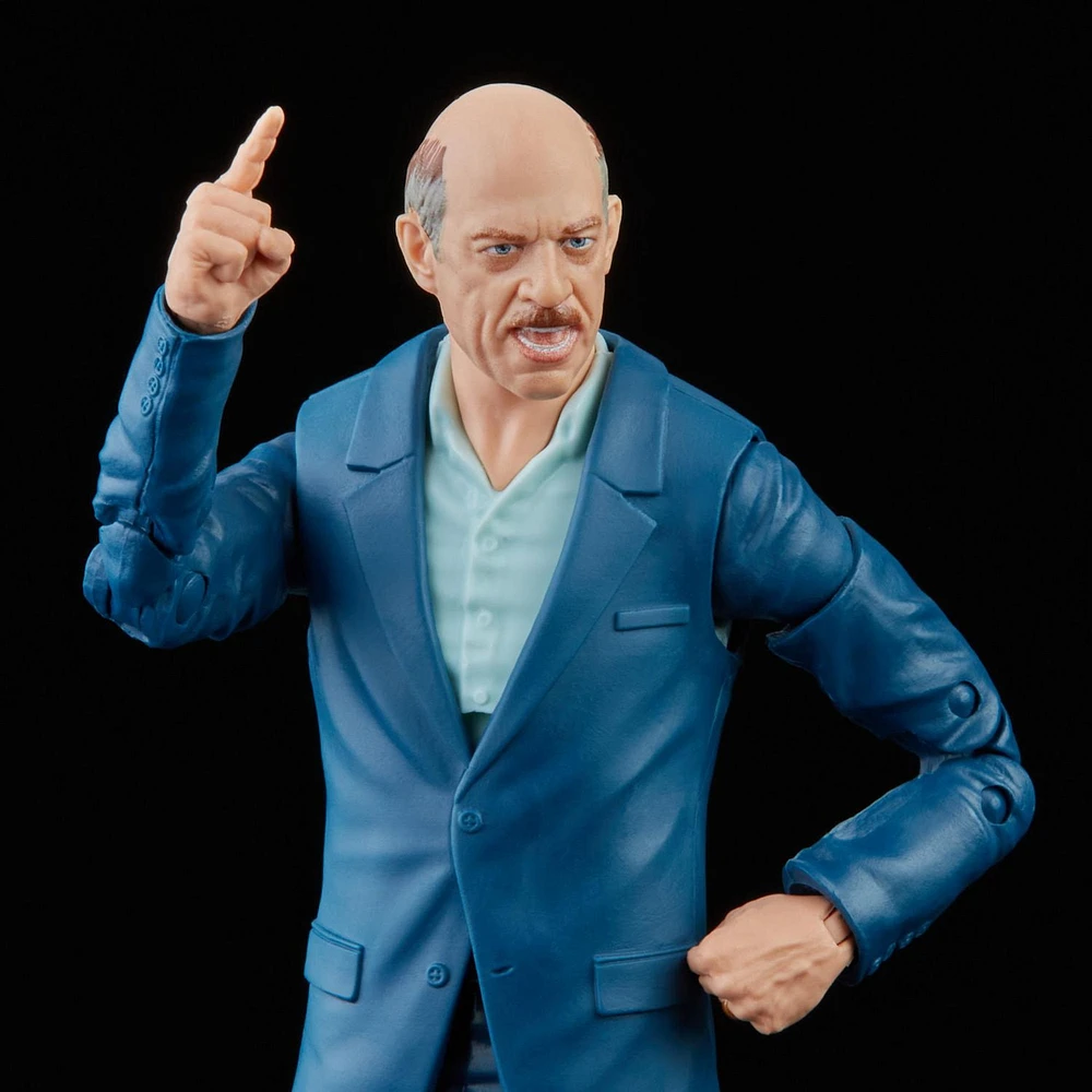 Marvel Legends Series - Figura de J. Jonah Jameson de 15 cm - 3 accesorios y 1 pieza de figura para armar