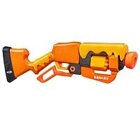 Nerf Roblox Adopt Me!: BEES! Lever Action Dart Blaster, Rotating 8-Dart Drum, 8 Nerf Elite Darts, Code To Unlock In-Game Virtual Item