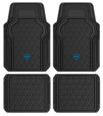 AUTO DRIVE Heavy Duty Car Floor Mats for Extreme Protection, FITS MOST VEHICLES