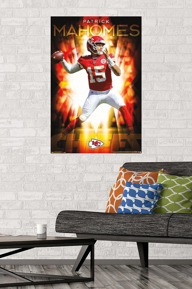 NFL Kansas City Chiefs - Patrick Mahomes II 18 Wall Poster