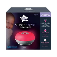 Le Baby Sleep Machine Dreammaker de Tommee Tippee| Bruit Rose, Veilleuse Rouge | Scientifiquement Prouvé, Smart CrySensor