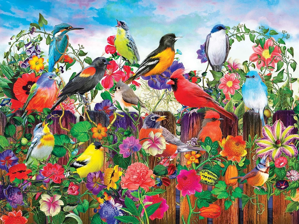 Puzzle Kodak 550pc - Oiseaux et fleurs par Aimee Stewart