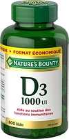 Vitamine D3 1000UI 600 gélules