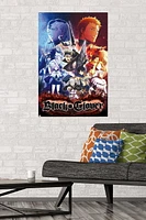 Black Clover - One Sheet Wall Poster, 14.725" x 22.375" Framed