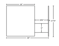 American Imaginations 61.5-in. W Vanity Set AI-8484