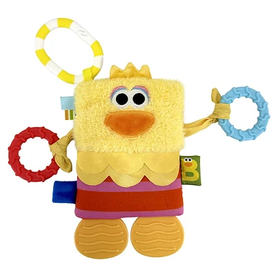 Jouet d'activité en peluche Big Bird Tug and Tag de Kids Preferred Sesame Street 7,5 pouces