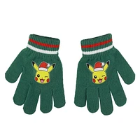 Pokémon Pikachu Holiday Beanie and Gloves Set