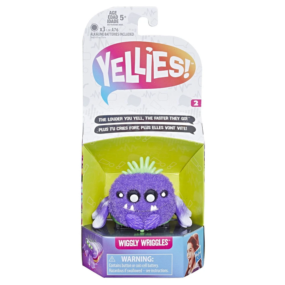 Yellies! Wiggly Wriggles; Voice-Activated Spider Pet; Ages 5 and up