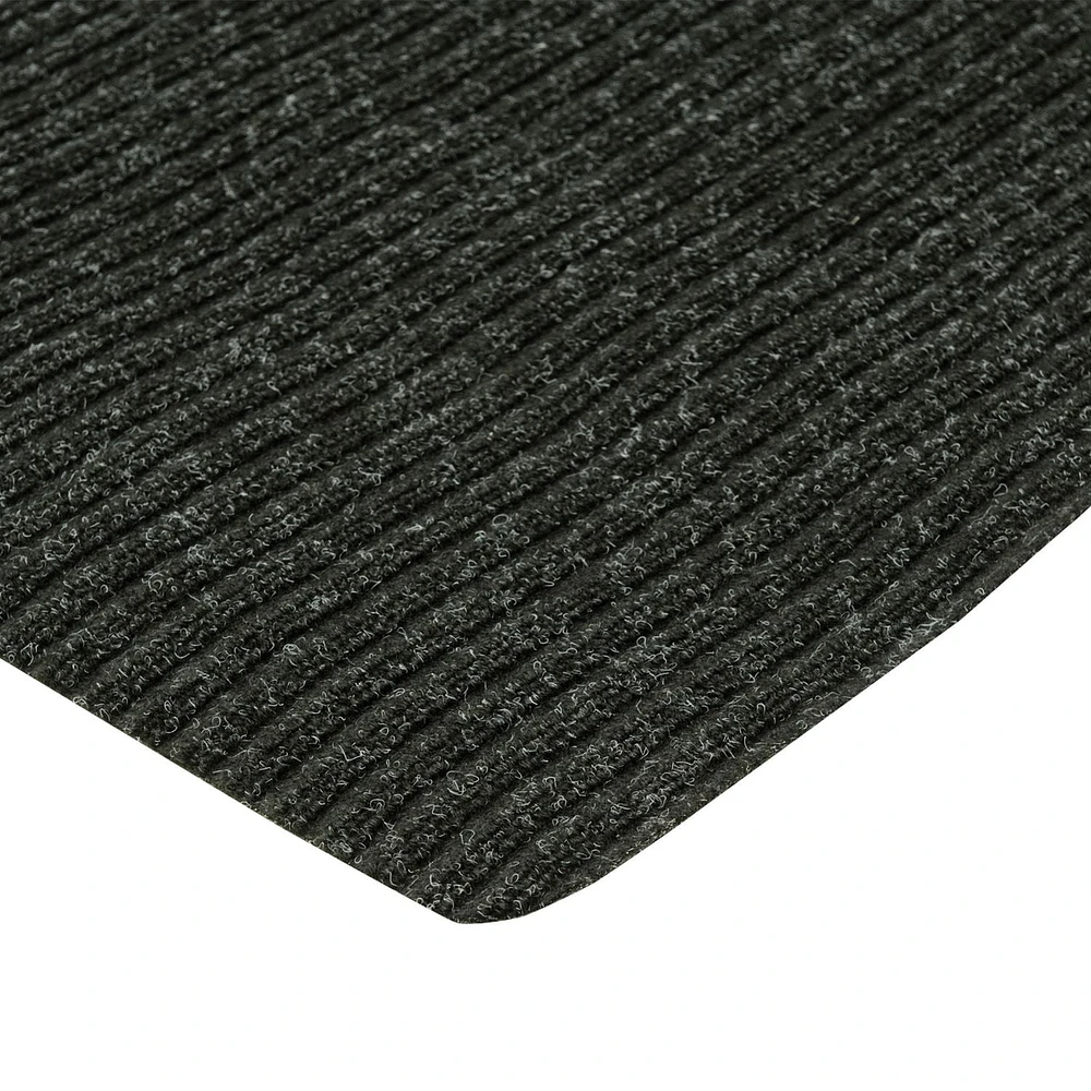 MAINSTAYS Platinum Rubber Back Charcoal Mat