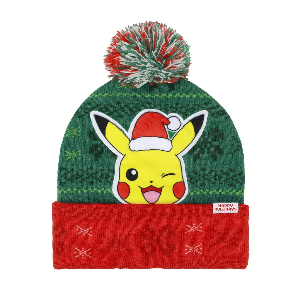 Pokémon Pikachu Holiday Beanie and Gloves Set