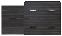 37.25-in. W 18-in. D Modern Wall Mount Plywood-Melamine Vanity Base Set Only In Dawn Grey AI-754