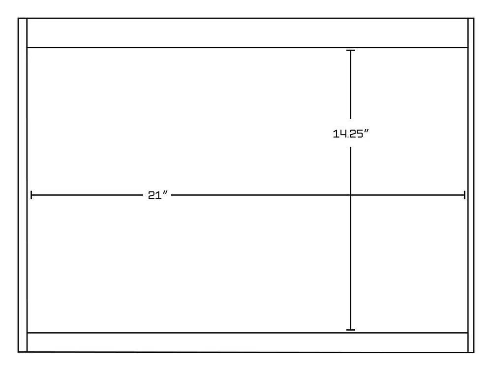 61.5-in. W Wall Mount White Vanity Set For 1 Hole Drilling  AI-8483