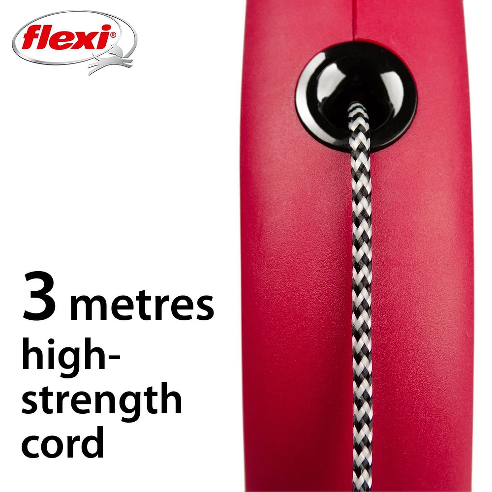 Flexi FUN Extra Small 3m Cord Retractable Dog Leash, 3m/10 ft Retractable