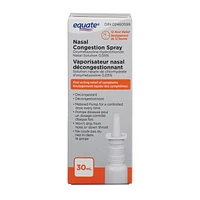 Equate Nasal Congestion Spray, 30ml