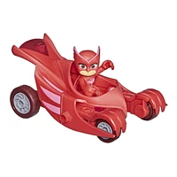 PJ Masks Owl Glider Preschool Toy, Owlette Car with Owlette Action Figure