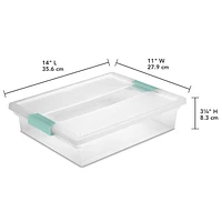 Sterilite Clear Large Clip Box, 1 each