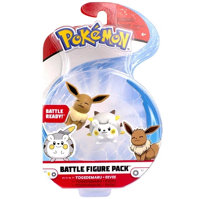 Pokemon Battle Figure 2 Pack – 2” Togedemaru & 2” Eevee #2