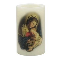 Inglow 5" Tall Sacred Heart LED Candle