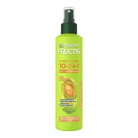 Garnier Fructis Sleek & Shine, 10-In-1 Repairing Leave-In Spray For Frizzy & Dry Hair with Heat Protection, With Argan Oil and Plant Keratin - 239ml, Hair spray for frizzy hair