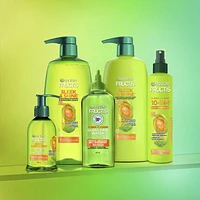 Garnier Fructis Sleek & Shine, 10-In-1 Repairing Leave-In Spray For Frizzy & Dry Hair with Heat Protection, With Argan Oil and Plant Keratin - 239ml, Hair spray for frizzy hair