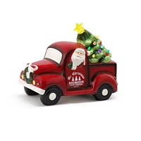 Mr. Christmas 10.5" Lit Nostalgic Ceramic Truck with Tree